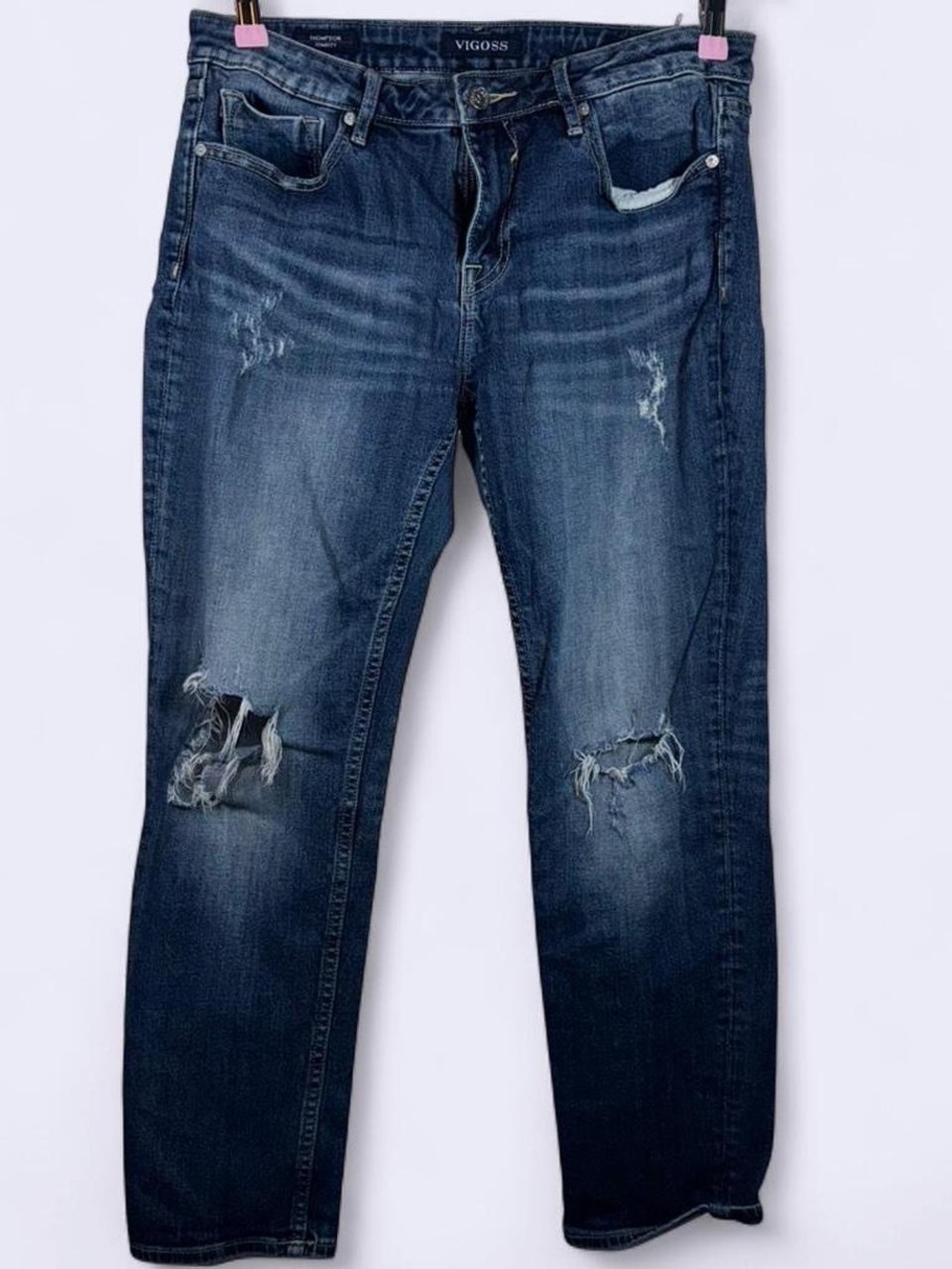 Vigoss Thompson Tomboy Distressed Jeans W29 L25 Classic Fit